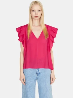 Women Sisley Shirts & Blouses<Blouse With Flaps