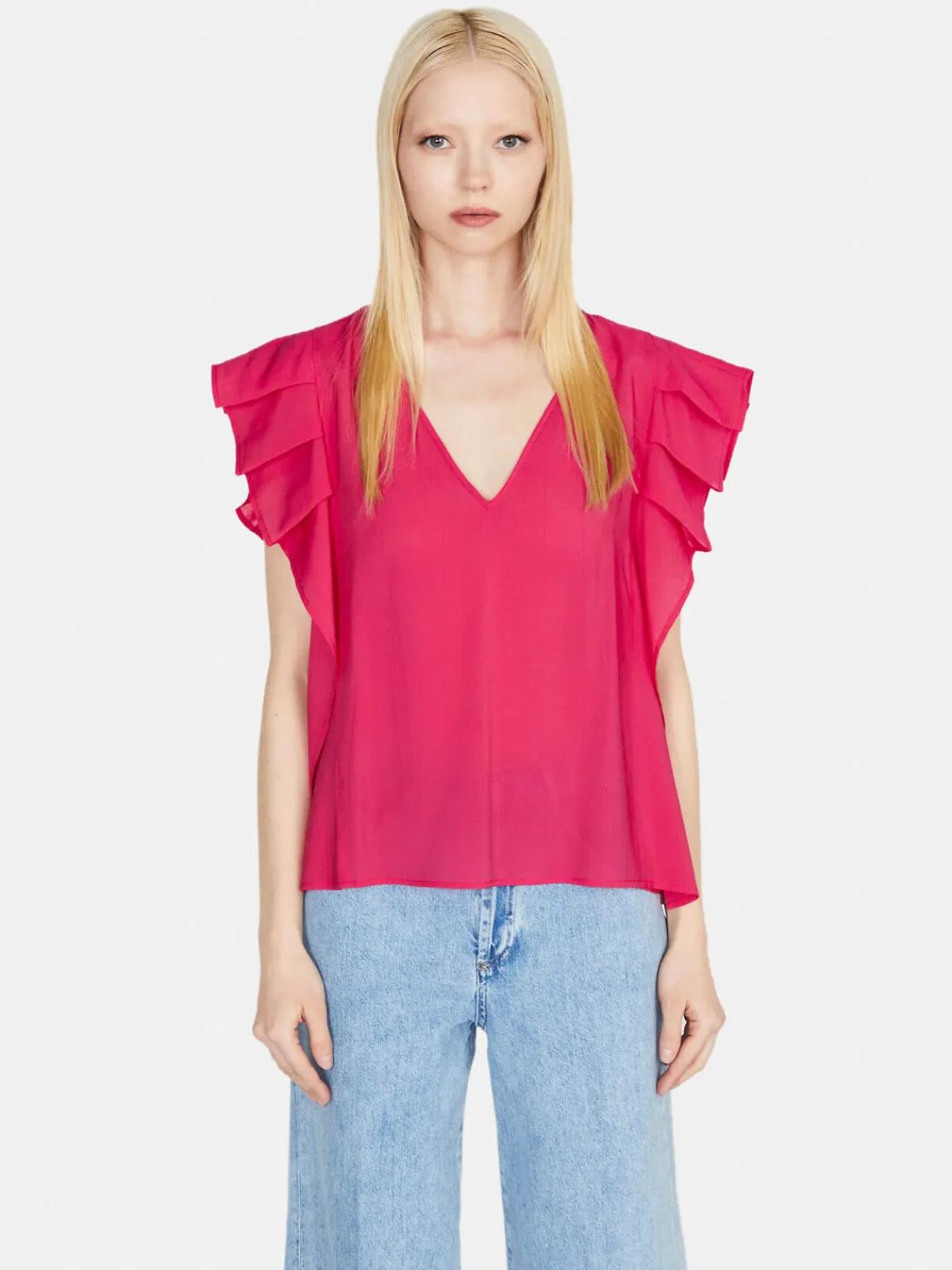 Women Sisley Shirts & Blouses<Blouse With Flaps