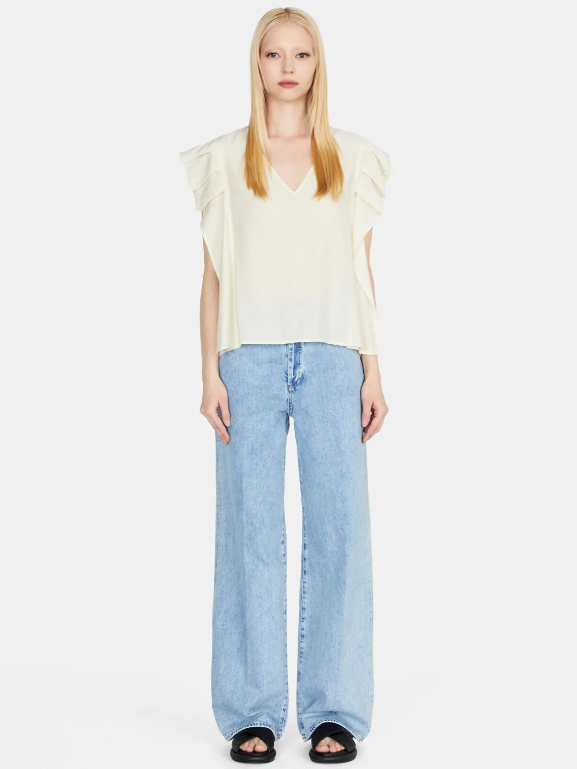 Women Sisley Shirts & Blouses<Blouse With Flaps