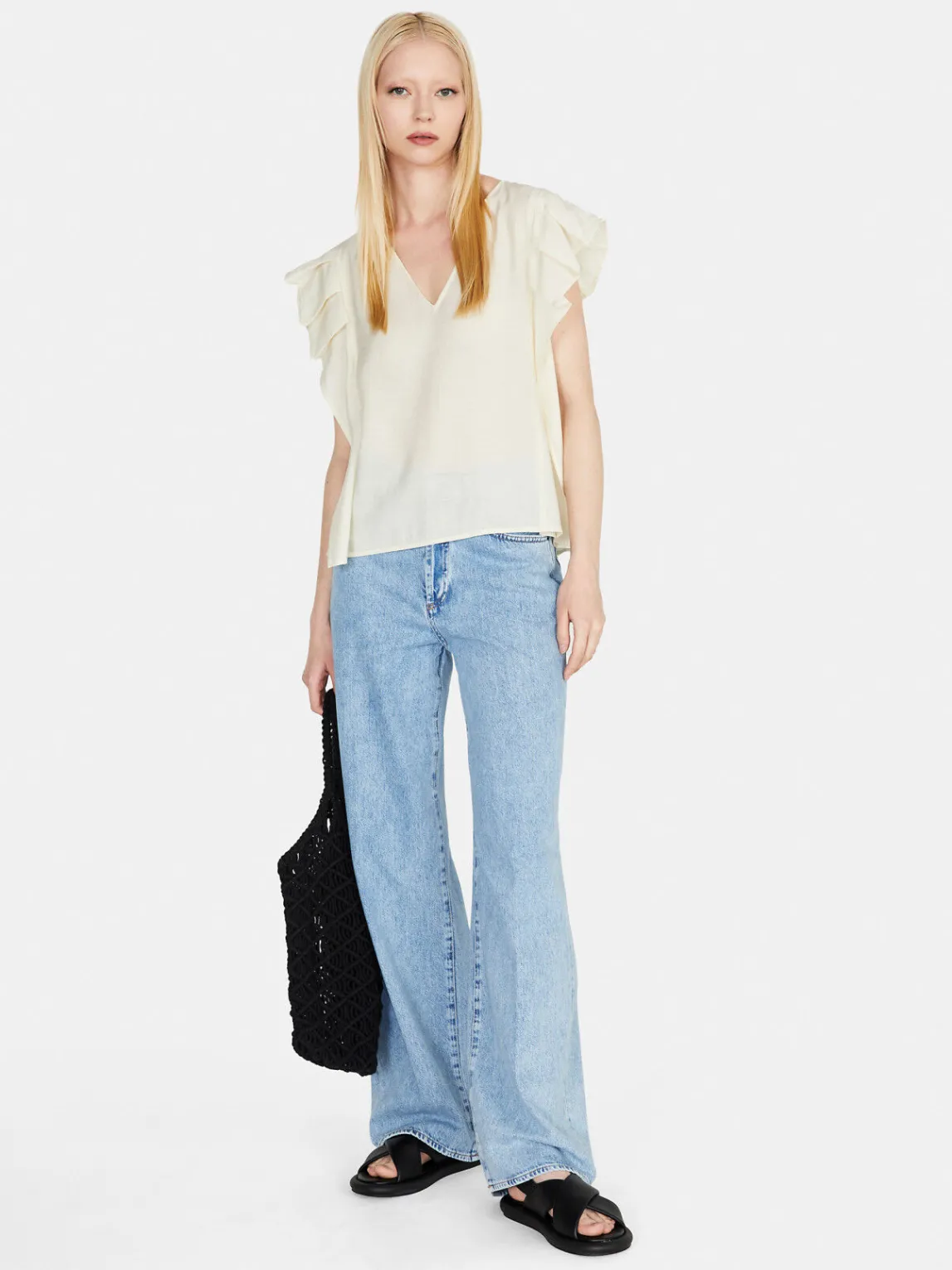 Women Sisley Shirts & Blouses<Blouse With Flaps
