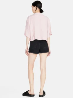 Women Sisley Shirts & Blouses<Boxy Fit Shirt With Short Sleeves