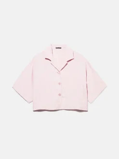 Women Sisley Shirts & Blouses<Boxy Fit Shirt With Short Sleeves