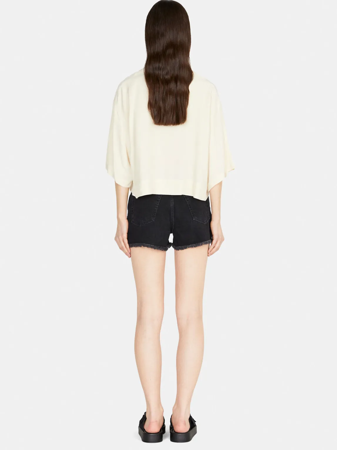 Women Sisley Shirts & Blouses<Boxy Fit Shirt With Short Sleeves