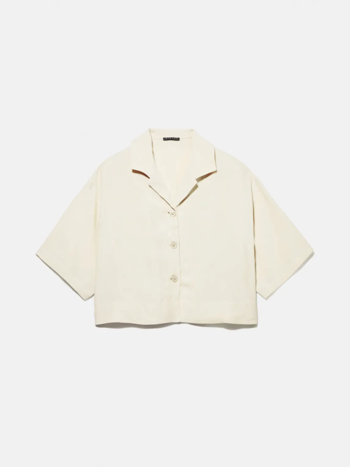 Women Sisley Shirts & Blouses<Boxy Fit Shirt With Short Sleeves