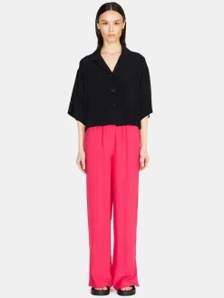 Women Sisley Shirts & Blouses<Boxy Fit Shirt With Short Sleeves