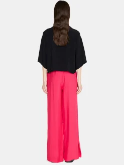Women Sisley Shirts & Blouses<Boxy Fit Shirt With Short Sleeves