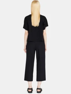 Women Sisley Tops & T-Shirts<Boxy Fit T-Shirt With Gathering