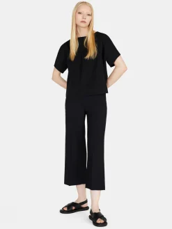 Women Sisley Tops & T-Shirts<Boxy Fit T-Shirt With Gathering