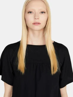 Women Sisley Tops & T-Shirts<Boxy Fit T-Shirt With Gathering