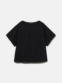 Women Sisley Tops & T-Shirts<Boxy Fit T-Shirt With Gathering
