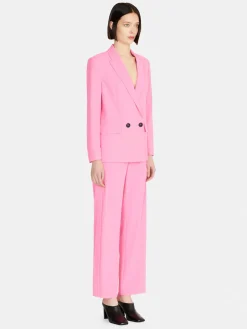 Women Sisley Jackets & Coats<Boy Fit Jacket With Contrasting Detail