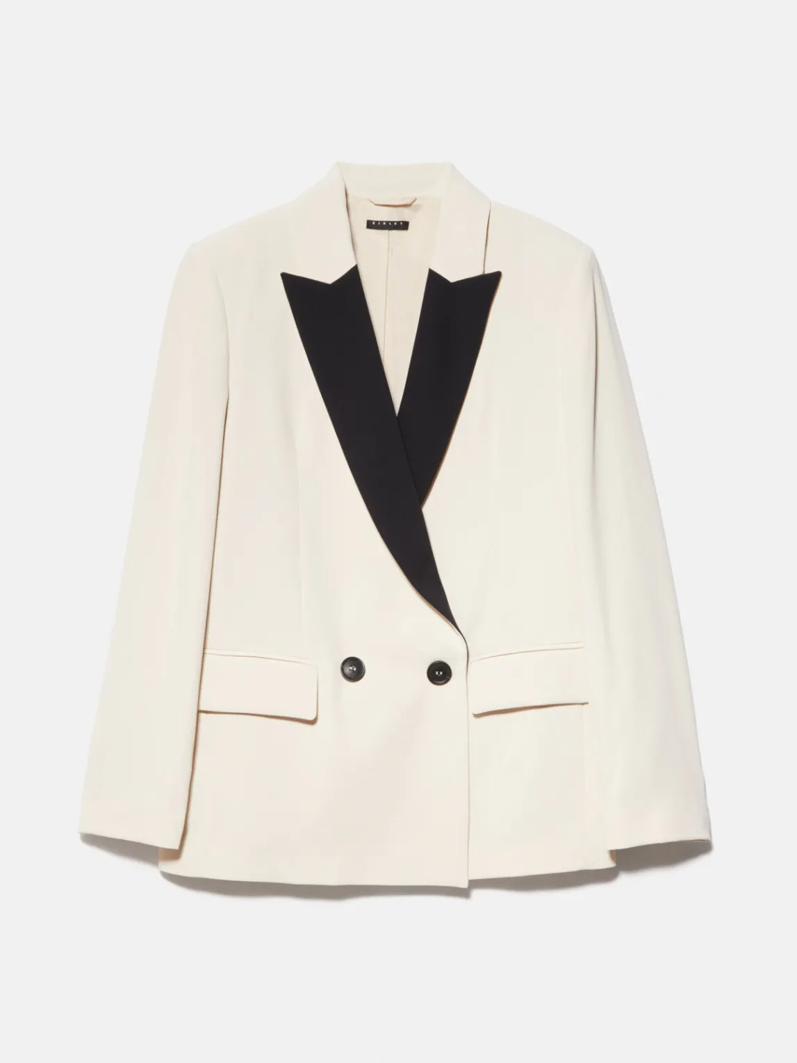 Women Sisley Jackets & Coats<Boy Fit Jacket With Contrasting Detail
