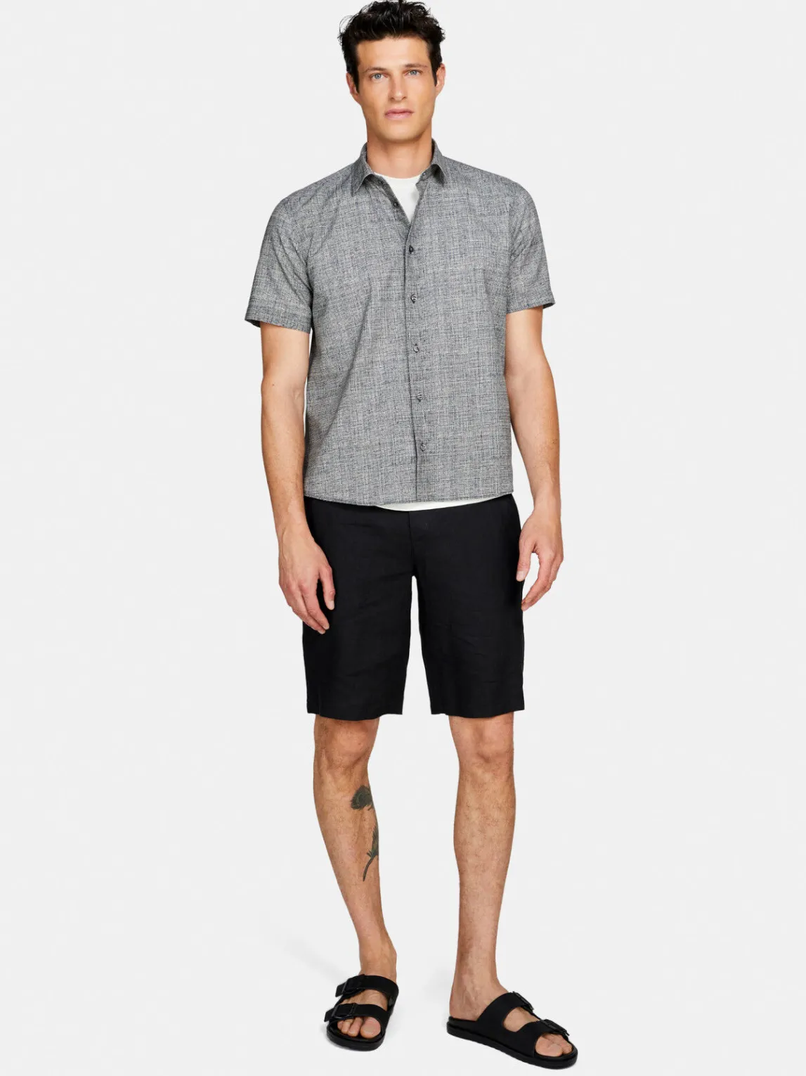 Men Sisley Shirts<Camouflage Shirt