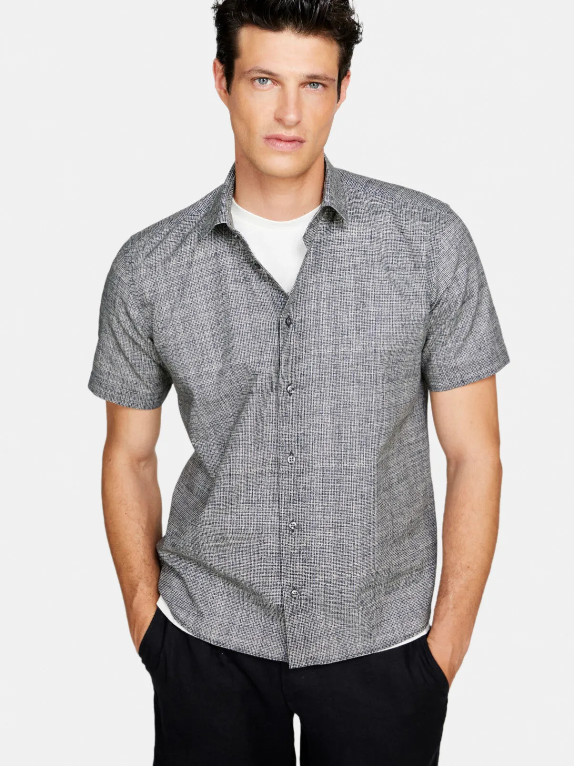 Men Sisley Shirts<Camouflage Shirt