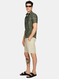 Men Sisley Shirts<Camouflage Shirt