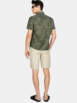 Men Sisley Shirts<Camouflage Shirt