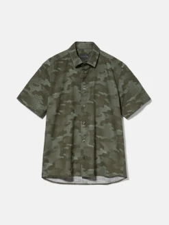 Men Sisley Shirts<Camouflage Shirt