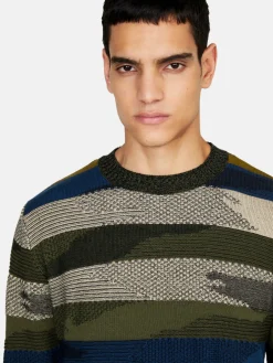 Men Sisley Jumpers & Knitwear<Camouflage Sweater
