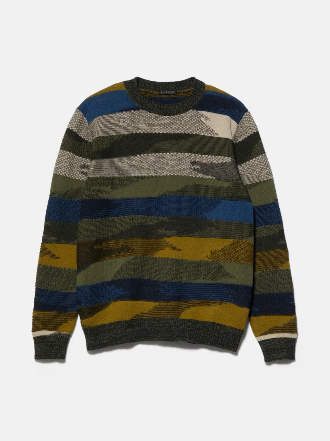 Men Sisley Jumpers & Knitwear<Camouflage Sweater
