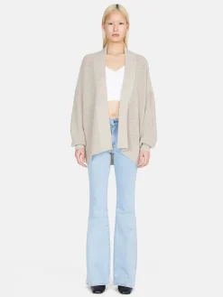 Women Sisley Jumpers & Knitwear<Cardigan With Puff Sleeves