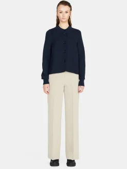 Women Sisley Jumpers & Knitwear<Cardigan With Ruffled Straps