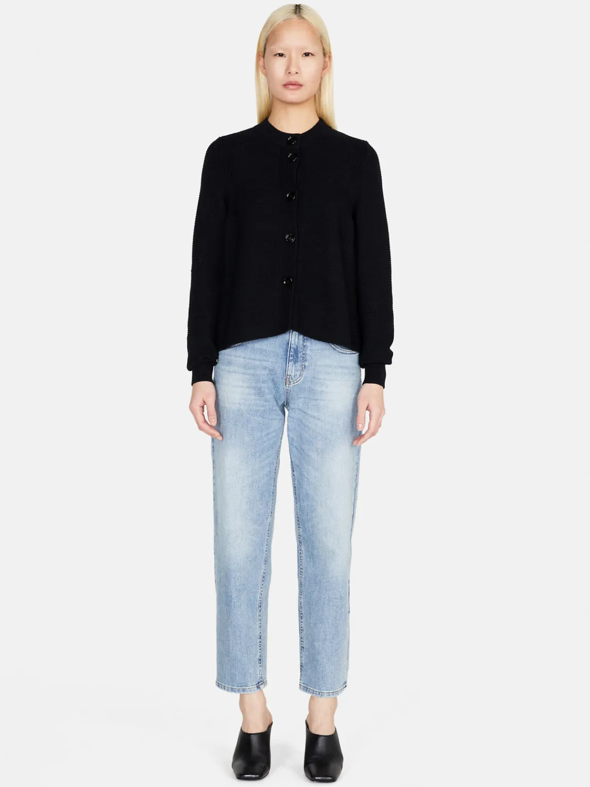 Women Sisley Jumpers & Knitwear<Cardigan With Ruffled Straps