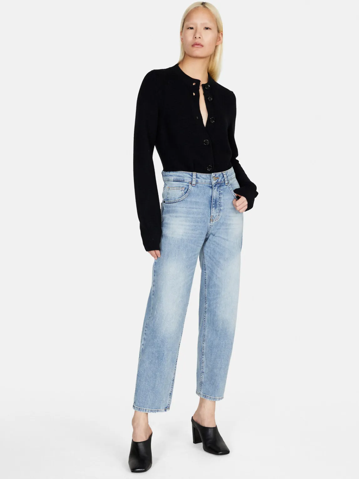 Women Sisley Jumpers & Knitwear<Cardigan With Ruffled Straps