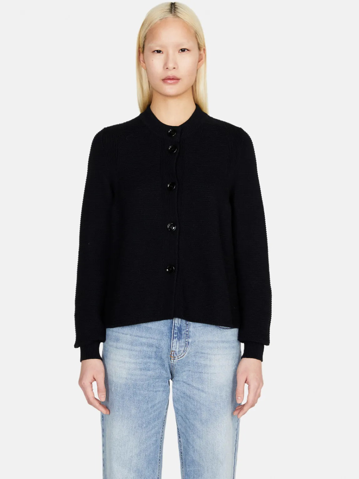 Women Sisley Jumpers & Knitwear<Cardigan With Ruffled Straps
