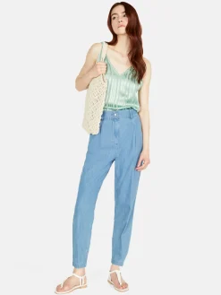 Women Sisley Trousers<Chambray Joggers