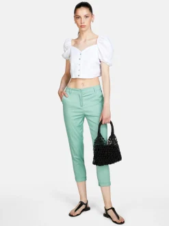 Women Sisley Trousers<Cigarette Trousers With Cuff