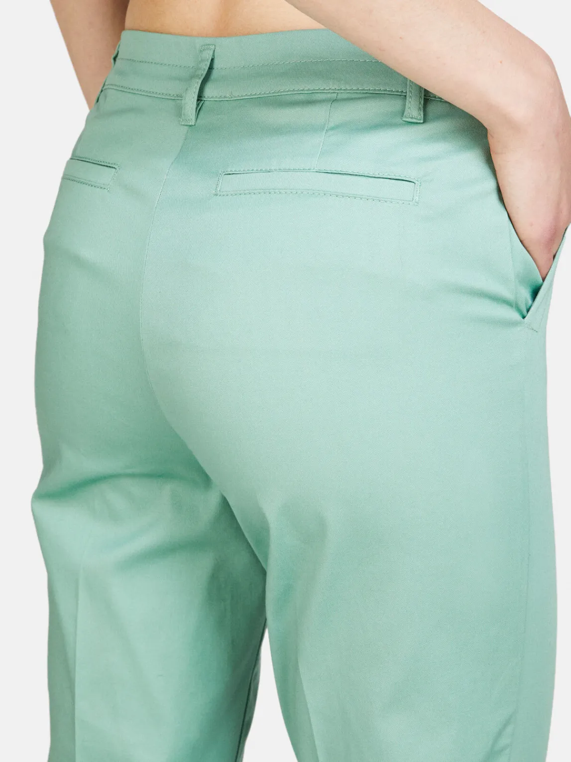 Women Sisley Trousers<Cigarette Trousers With Cuff