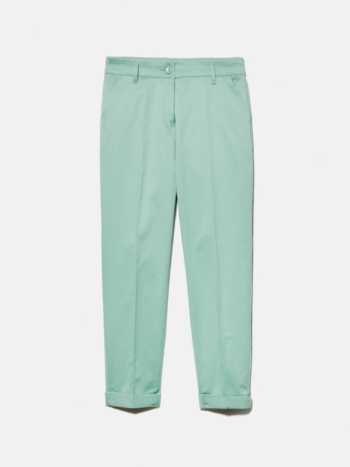 Women Sisley Trousers<Cigarette Trousers With Cuff