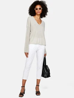 Women Sisley Trousers<Cigarette Trousers With Cuff