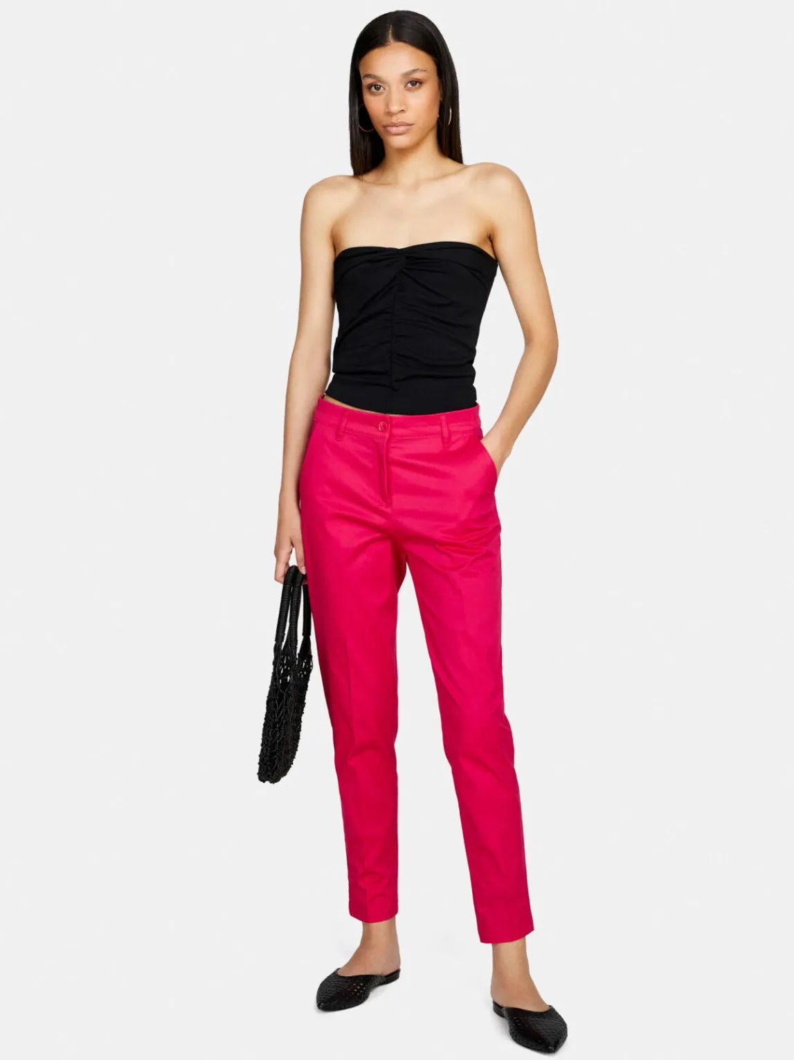 Women Sisley Trousers<Cigarette Trousers With Cuff
