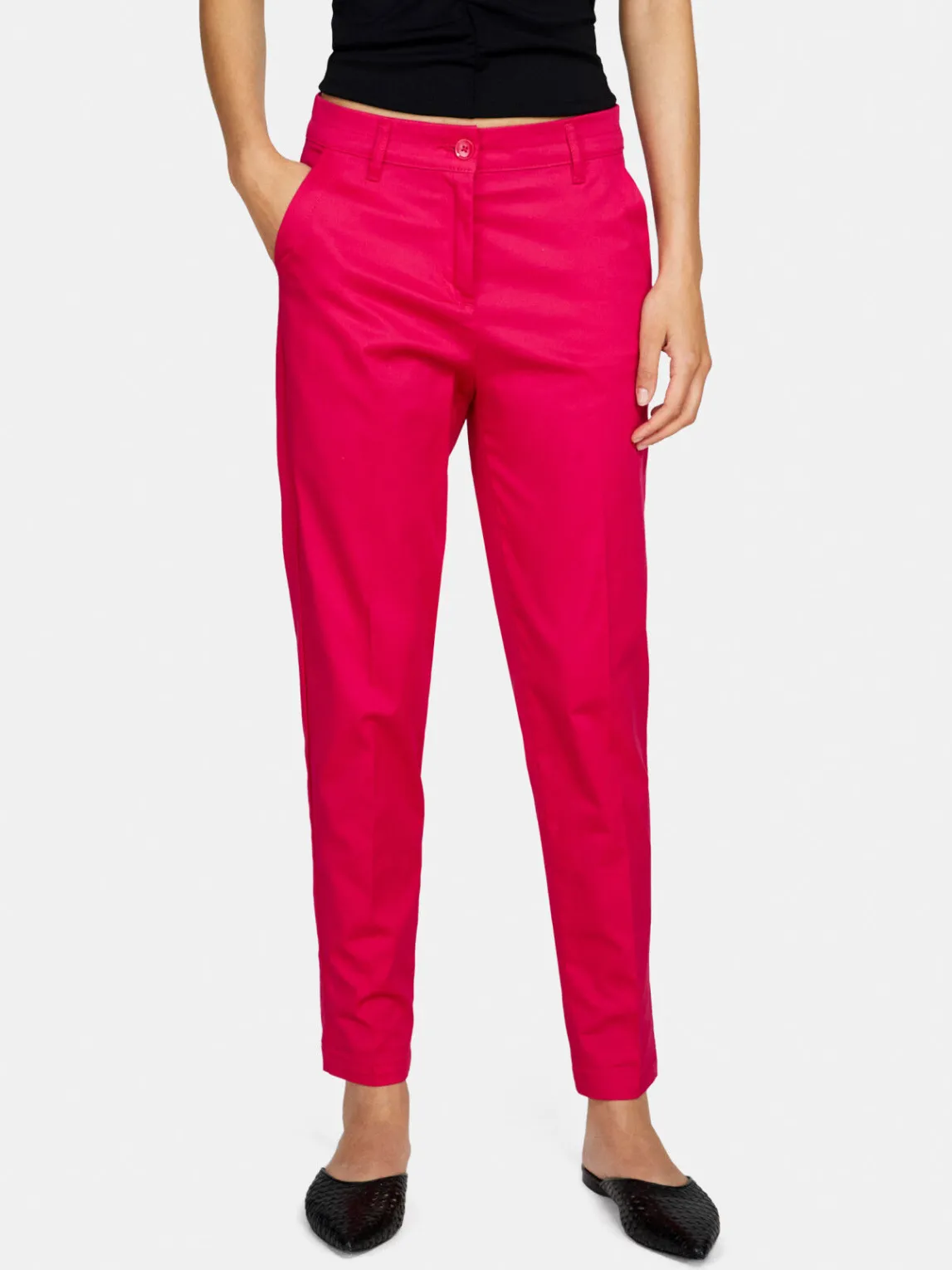 Women Sisley Trousers<Cigarette Trousers With Cuff