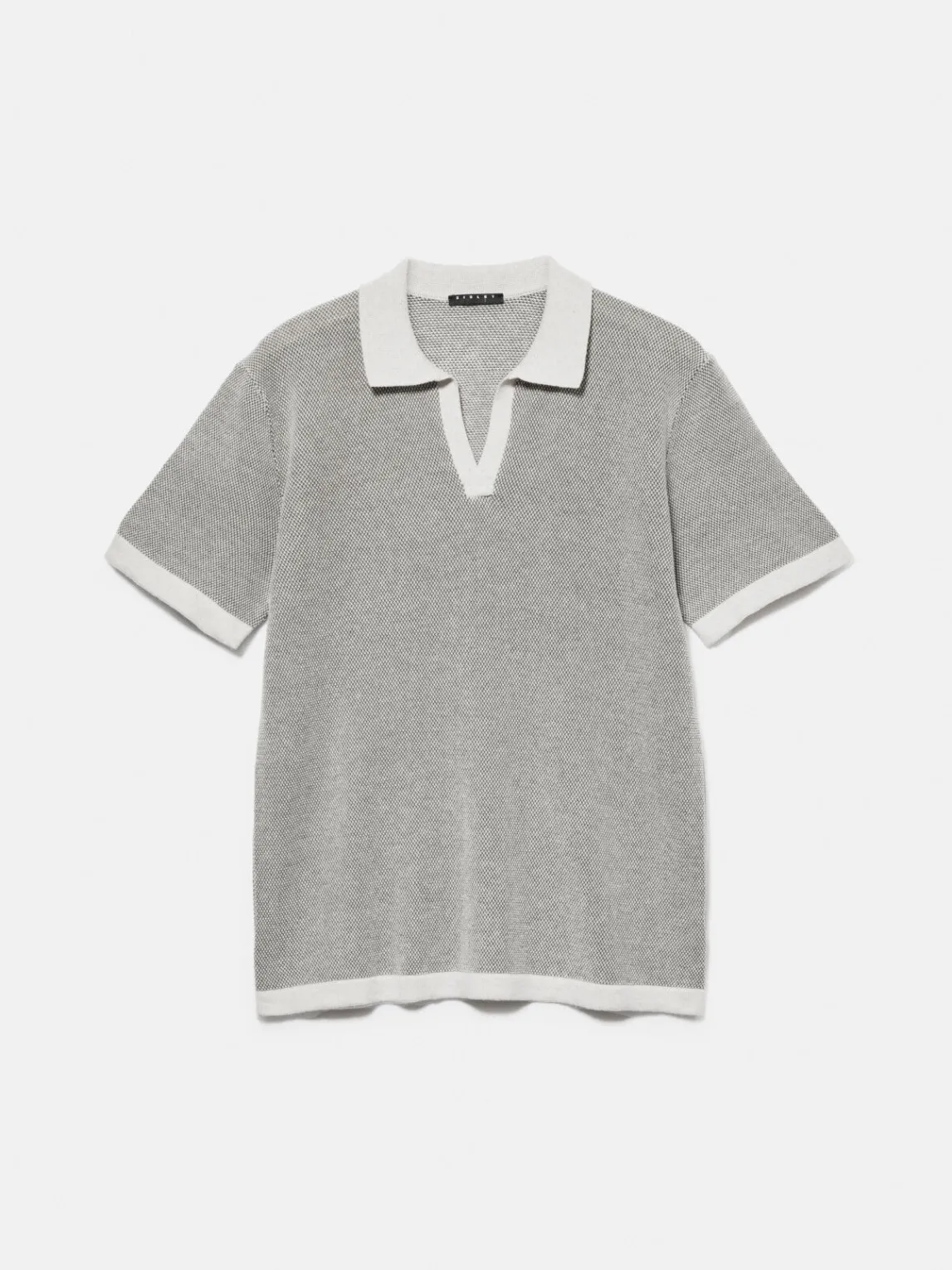 Men Sisley T-Shirts<Clashing Knit Polo