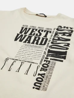 Boys Sisley Shirts & T-Shirts<Clashing T-Shirt With Print