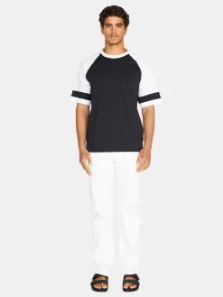 Men Sisley T-Shirts<Color Block T-Shirt