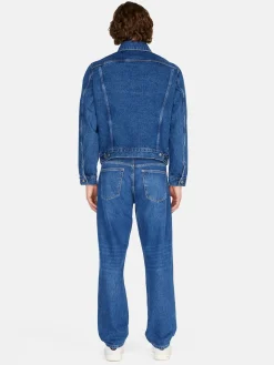 Men Sisley Jackets & Coats<Comfort Fit Denim Jacket