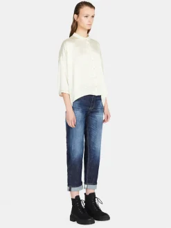 Women Sisley Shirts & Blouses<Comfort Fit Shirt In Satin