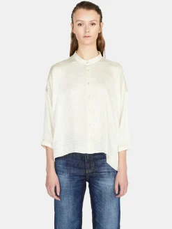 Women Sisley Shirts & Blouses<Comfort Fit Shirt In Satin