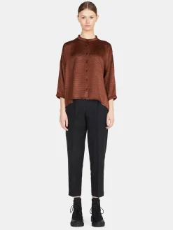 Women Sisley Shirts & Blouses<Comfort Fit Shirt In Satin