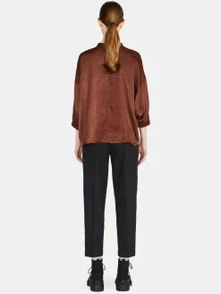 Women Sisley Shirts & Blouses<Comfort Fit Shirt In Satin