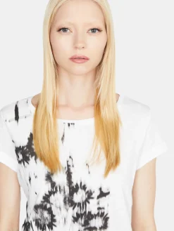 Women Sisley Tops & T-Shirts<Crew Neck T-Shirt With Print