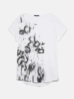 Women Sisley Tops & T-Shirts<Crew Neck T-Shirt With Print