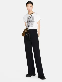Women Sisley Tops & T-Shirts<Crew Neck T-Shirt With Print