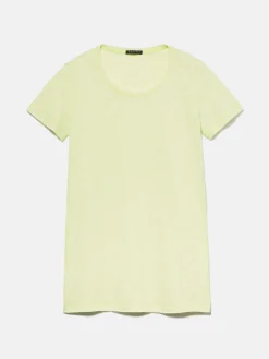 Women Sisley Tops & T-Shirts<Crew Neck T-Shirt With Raw Cut