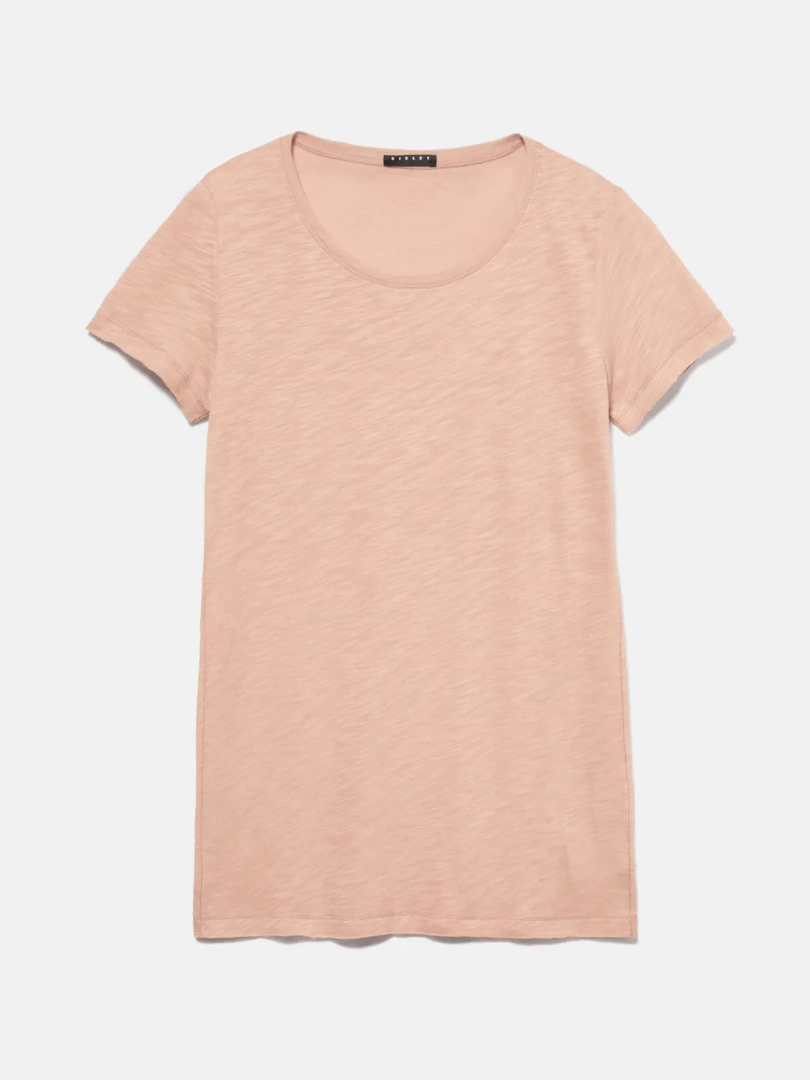 Women Sisley Tops & T-Shirts<Crew Neck T-Shirt With Raw Cut