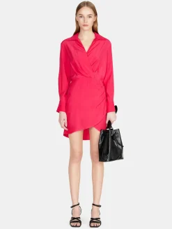 Women Sisley Dresses<Crisscross Dress With Gathering