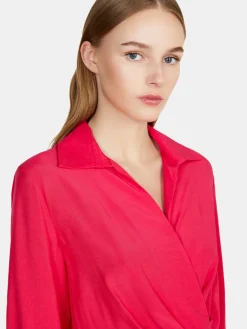Women Sisley Dresses<Crisscross Dress With Gathering